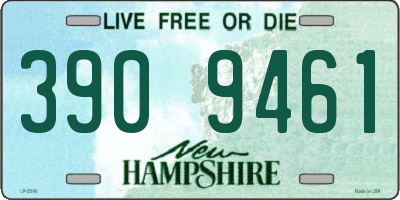 NH license plate 3909461