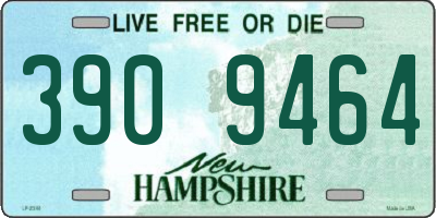NH license plate 3909464