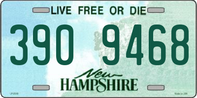 NH license plate 3909468