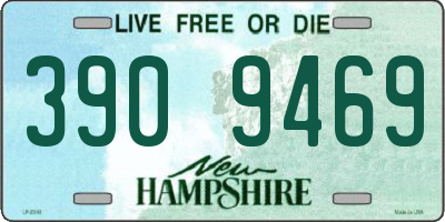 NH license plate 3909469