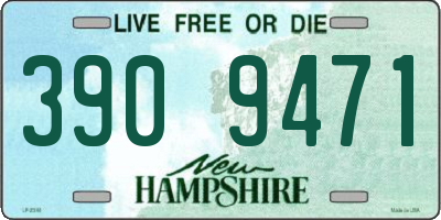 NH license plate 3909471