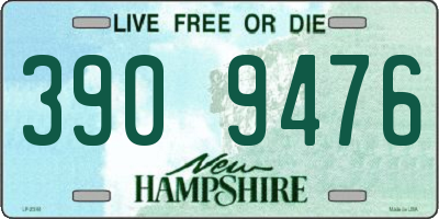 NH license plate 3909476