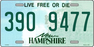 NH license plate 3909477
