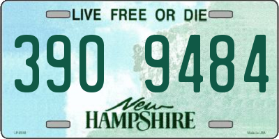 NH license plate 3909484