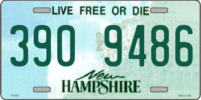 NH license plate 3909486