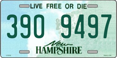 NH license plate 3909497