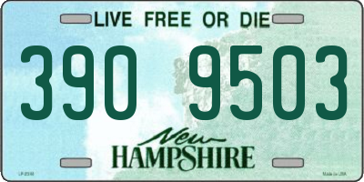 NH license plate 3909503