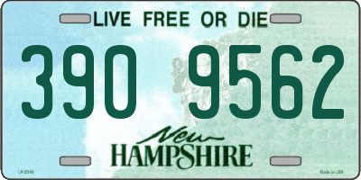 NH license plate 3909562