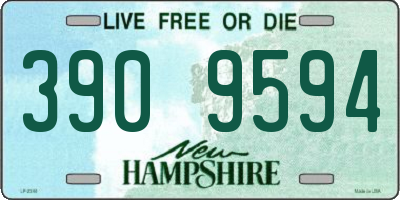 NH license plate 3909594