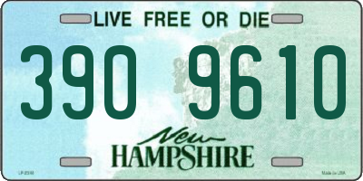 NH license plate 3909610