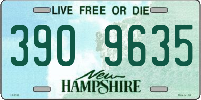NH license plate 3909635