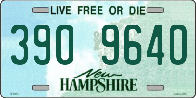 NH license plate 3909640