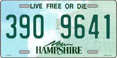NH license plate 3909641