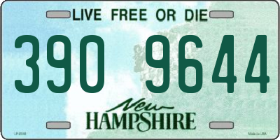 NH license plate 3909644
