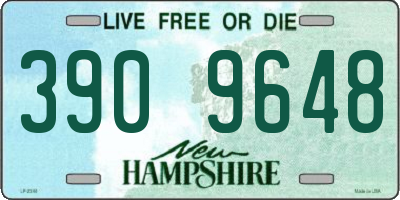 NH license plate 3909648
