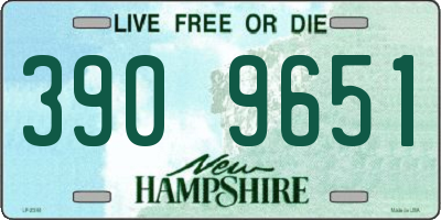 NH license plate 3909651