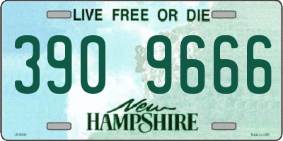 NH license plate 3909666
