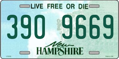 NH license plate 3909669
