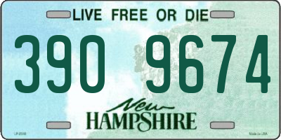 NH license plate 3909674