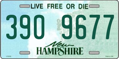 NH license plate 3909677