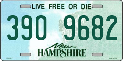 NH license plate 3909682