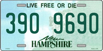 NH license plate 3909690