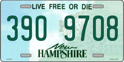 NH license plate 3909708