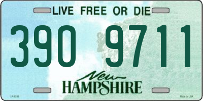 NH license plate 3909711
