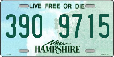 NH license plate 3909715