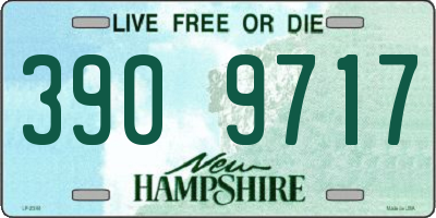 NH license plate 3909717