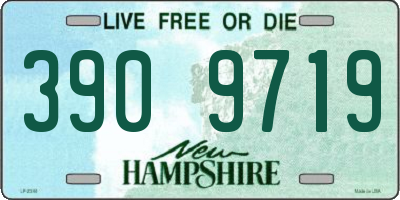NH license plate 3909719