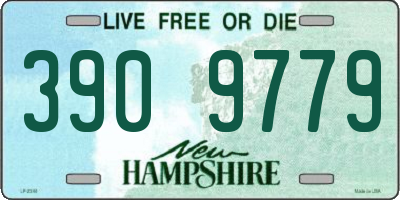NH license plate 3909779
