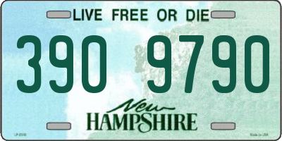 NH license plate 3909790