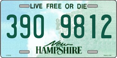 NH license plate 3909812
