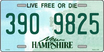 NH license plate 3909825