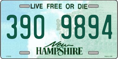 NH license plate 3909894