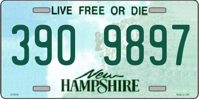 NH license plate 3909897