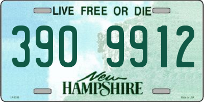 NH license plate 3909912