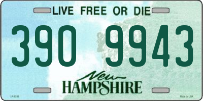 NH license plate 3909943