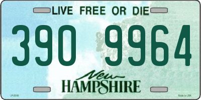 NH license plate 3909964