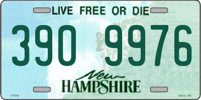 NH license plate 3909976