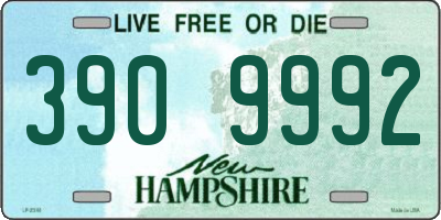 NH license plate 3909992