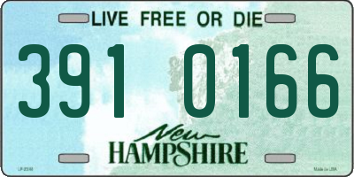 NH license plate 3910166