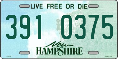 NH license plate 3910375