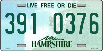 NH license plate 3910376