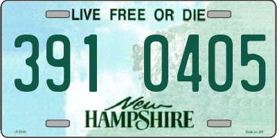 NH license plate 3910405