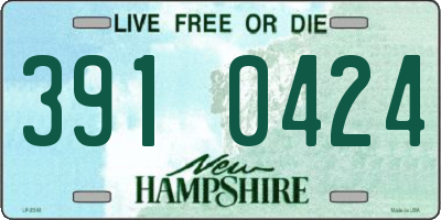 NH license plate 3910424