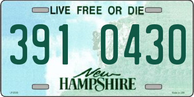 NH license plate 3910430