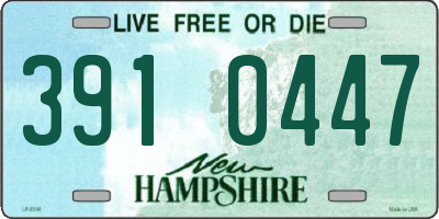 NH license plate 3910447