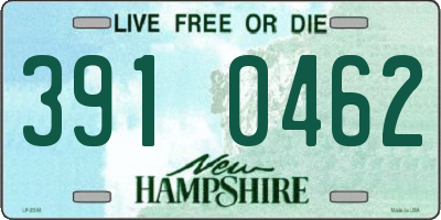 NH license plate 3910462